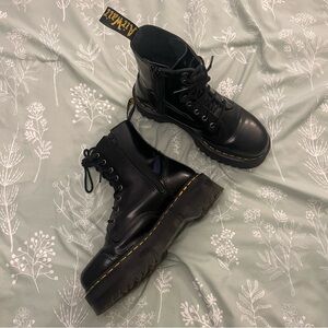 Dr. Martens Black Jadon Platform Boots